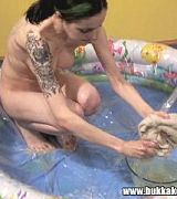 Creamy pussies pee Pee on chartoon Pissing slut