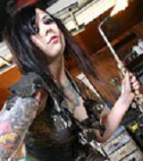 Cod girls tattoos Sexy econey goth Emo skinny layouts